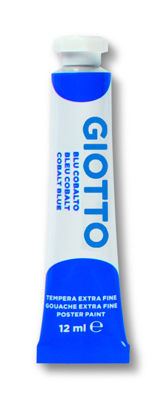 Tempera Giotto Tubo 4 12ml Blu Cobalto 16 35201600 8000825320163