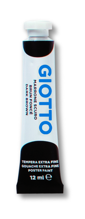 Tempera Giotto Tubo 4 12ml Marrone 23 35202300 8000825967450