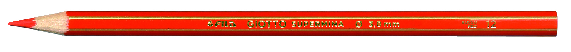 Pastello Giotto Supermina Monocolore Rosso 12 23901200 8000825239120