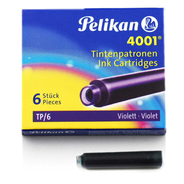 Scatola 6 Cartucce Inchiostro Tp 6 Viola Pelikan 4001 301697 4012700301697