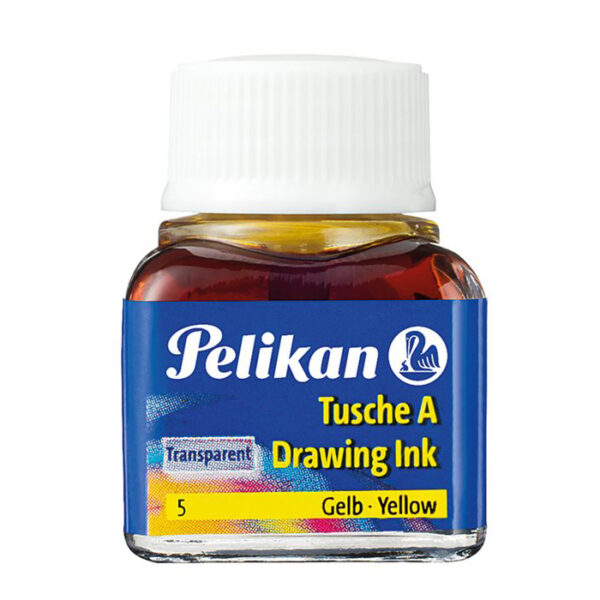 Inchiostro di China 523 Giallo 5 10ml Pelikan 201541 4012700201546