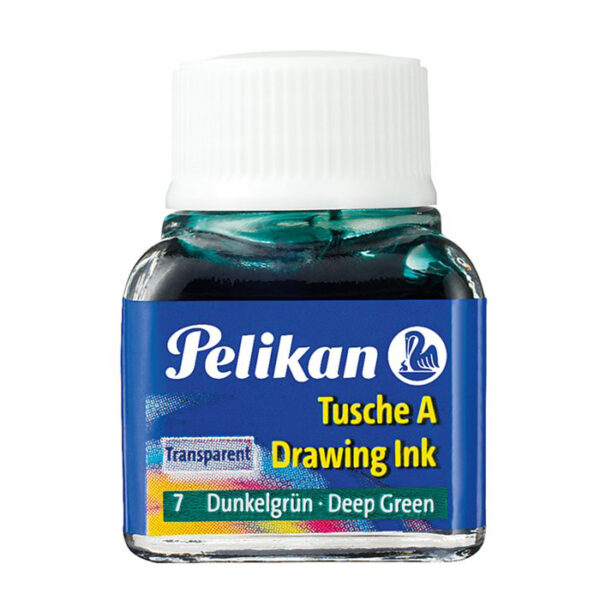 Inchiostro di China 523 Verde Scuro 7 10ml Pelikan 201566 4012700201560