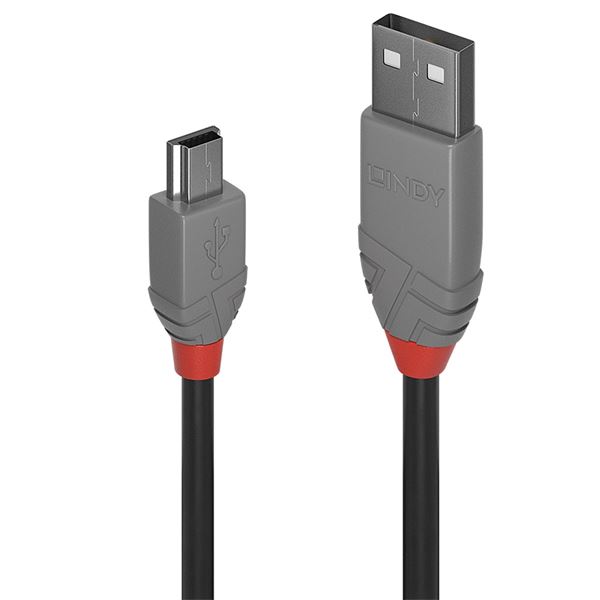 Cavo Usb 2 0 a Mini B Nero 1m Lindy 36722 Lnd 4002888367226