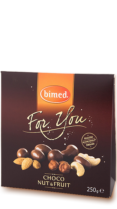 Mix Frutta Secca Ricoperta For You Choco Nuts 250gr Bimed 3830022222657 3830022222657