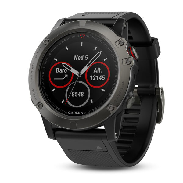 Garmin Fenix 5x Sapphire Grey Black Garmin 010 01733 01 753759166915