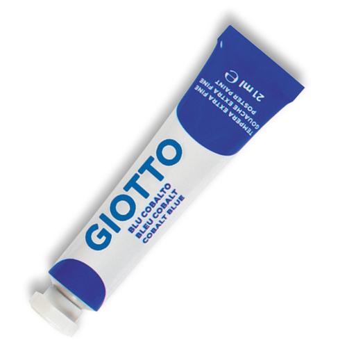 Tempera Giotto Tubo 7 21ml Blu Cobalto 16 Cod 35501600 8000825320644