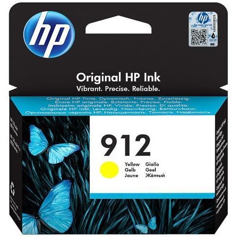 Hp 912 Yellow Original Ink Blister Hp Inc 3yl79ae 301 192545866804