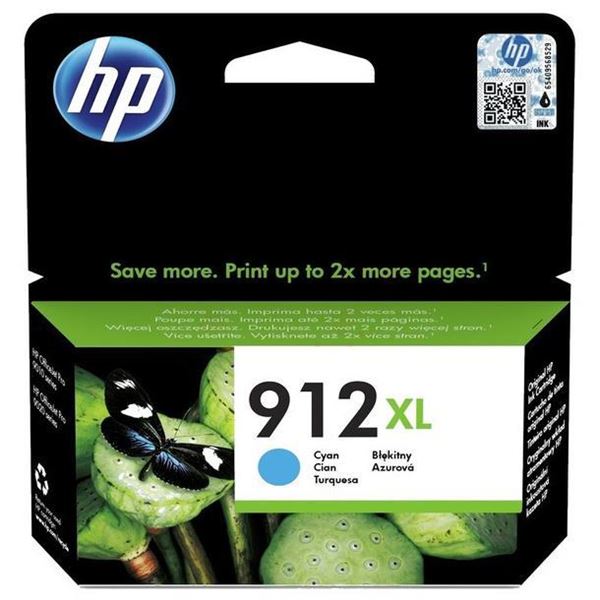 Hp 912xl High Yield Cyan Blister Hp Inc 3yl81ae 301 192545866880