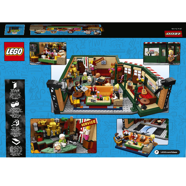 Central Perk Lego 21319a 5702016603842