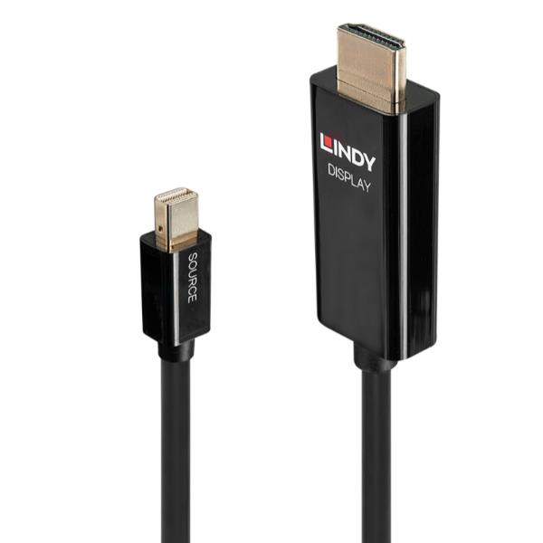 Cavo Mini Dp a Hdmi Attivo 2m Lindy 40912 4002888409124