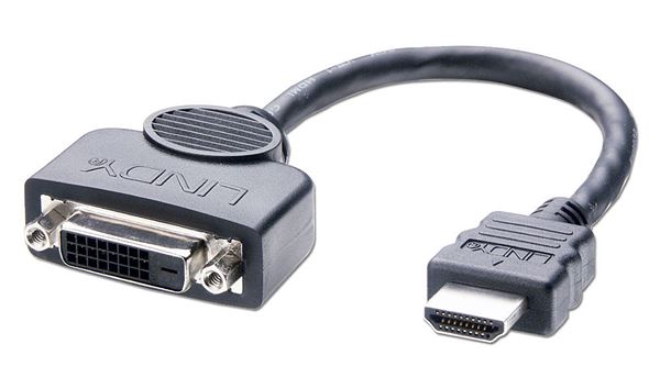 Cavo Adattatore Hdmi a Maschio Dv Lindy 41227 4002888412278