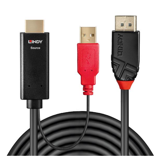 Cavo Hdmi a Displayport 1m Lindy 41425 4002888414258