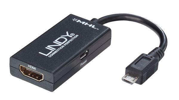 Adattatore Mhl a Hdmi Attivo per Sm Lindy 41561 4002888415613