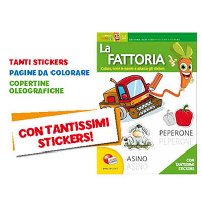 Albo le Parole Della Fattoria con Stickers Lisciani 4240 9788874304240