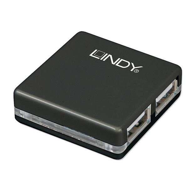 Mini Hub Usb 2 0 4 Porte Lindy 42742 4002888427425