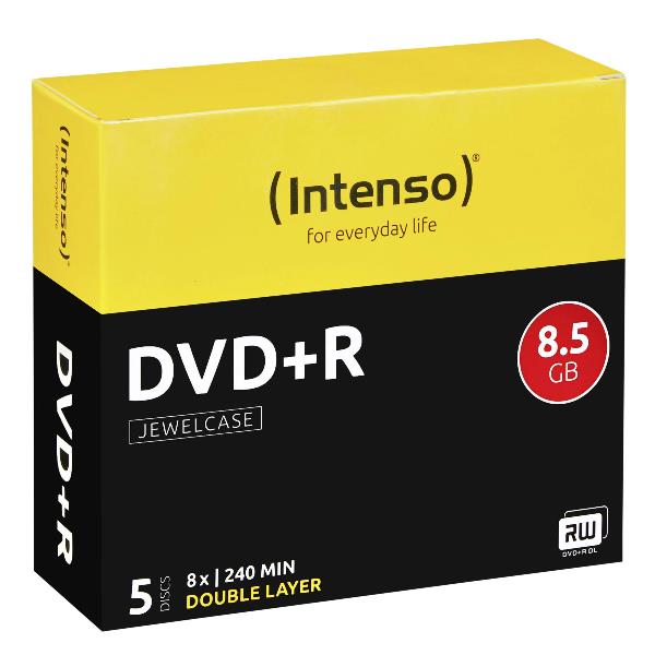 Dvd R 8 5gb 8x Jewel Case 5 Pz Intenso 4311245 4034303006946