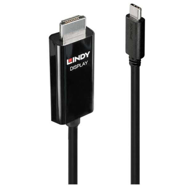 Cavo Usb Tipo C a Hdmi 4k60 2m Lindy 43262 Lnd 4002888432627