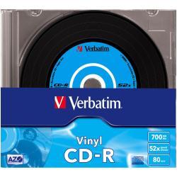 Cdr Datalplus Vinyl 80 52x Conf 10 Verbatim 43426 10 23942434269