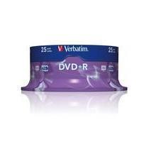 Spindle 25 Dvd R 4 7gb 16x C 25 S Verbatim 43500 25 23942435006