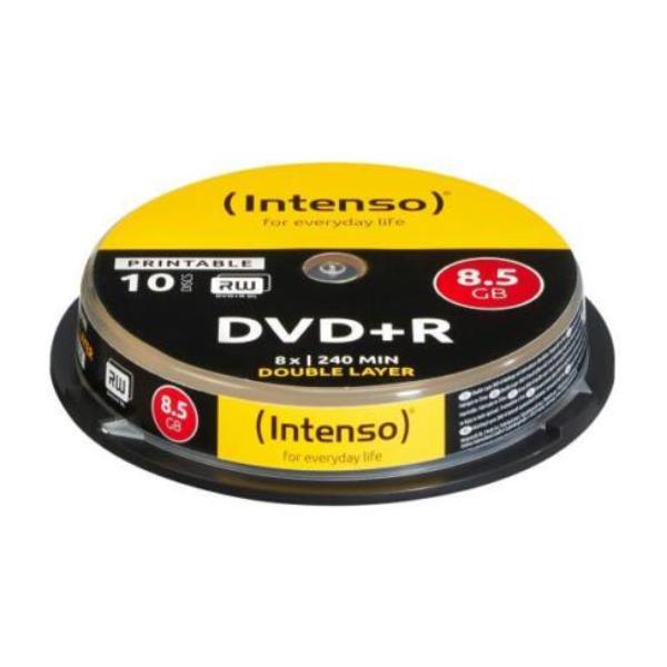 Dvd R 8 5gb 8x Spindle 10pz Printab Intenso 4381142 4034303009190