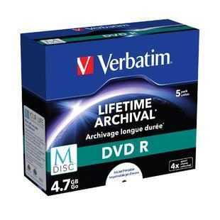 M Disc Dvd R 4 7gb 4x Printab Cf 5 Verbatim 43821 5 23942438212