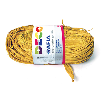 Rafia Naturale Gr 50 Giallo Cwr 4665 8004957046656