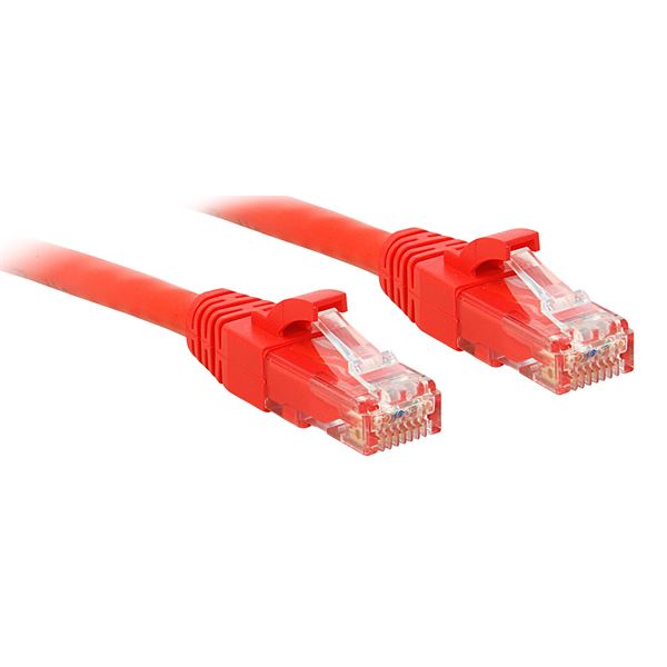 Cavo di Rete Cat 6 U Utp Rosso 0 3m Lindy 48030 4002888480307