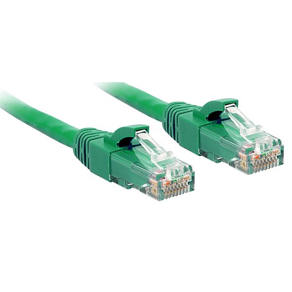 Cavo di Rete Cat 6 Utp Verde 10m Lindy 48052