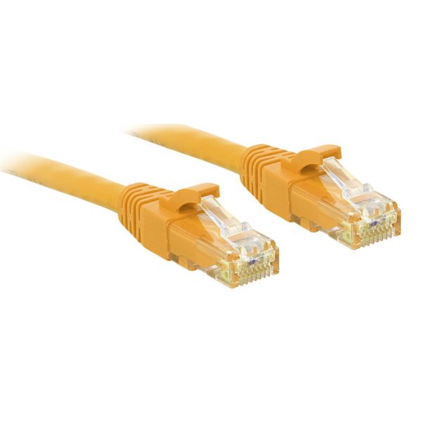 Cavo di Rete Cat 6 Utp Giallo 0 5m Lindy 48061 4002888480611