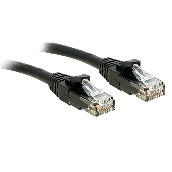 Cavo di Rete Cat 6 U Utp Nero 1m Lindy 48077 4002888480772