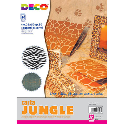 Carta Animali 35x50 Cm Fg 10 Col Ass Cwr 4840 8004957048407