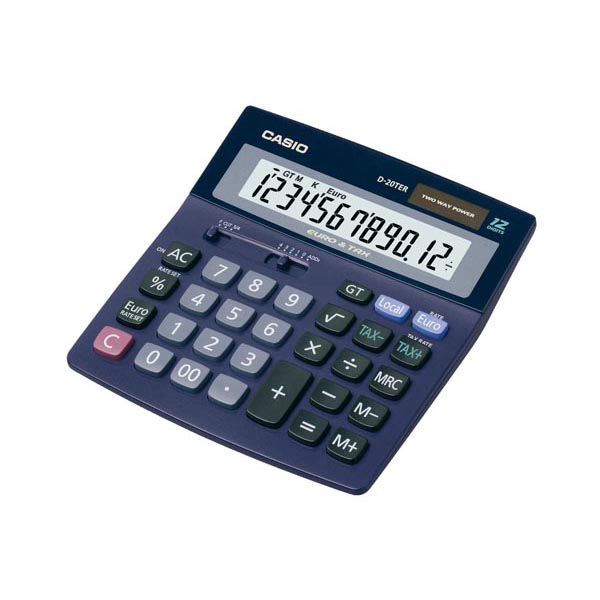 Calcolatrice da Tavolo Xxl 12 Cifre Dh 12et Casio Dh 12et W Ep 4549526609954
