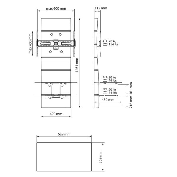 Ghost Design 3000 Bianco Meliconi 488301ba 8006023229185