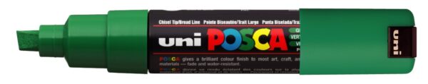 Marcatore Uni Posca Pc8k P Scalpello 8mm Verde Uni Mitsubishi Pc8kv 4902778916483