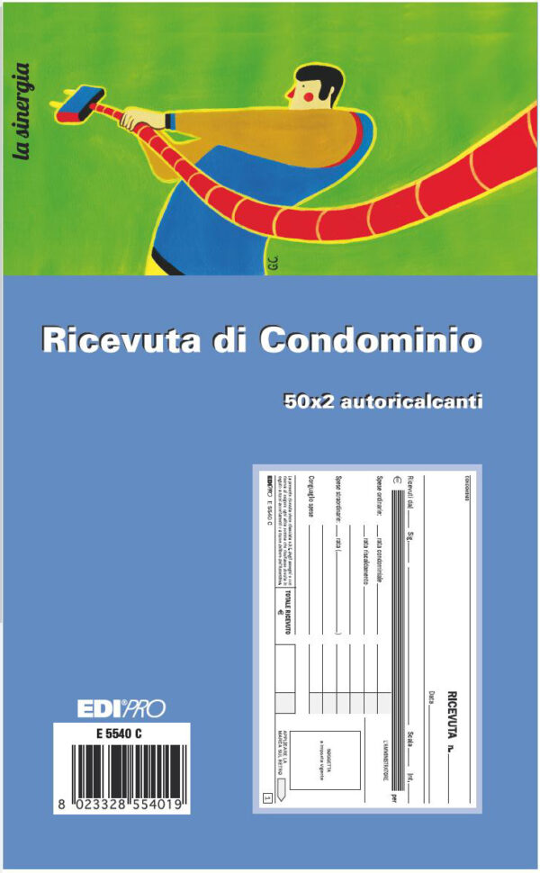 Blocco Ricevute Condominio 50 50 Fogli Autoric 9 9×17 E5540c E5540c 8023328554019