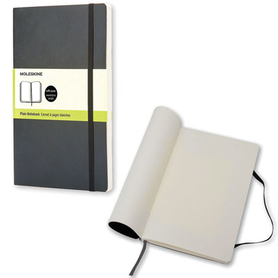 Moleskine Taccuino Large Soft Cover Rig Bianco