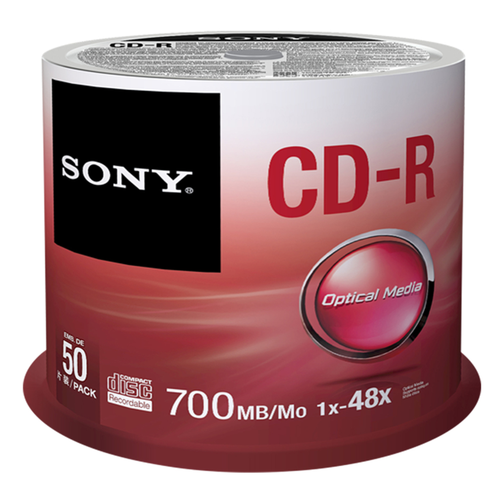 Cd R 48x 700mb 80m Spindle Conf 50 Sony 50cdq80sp 27242852662