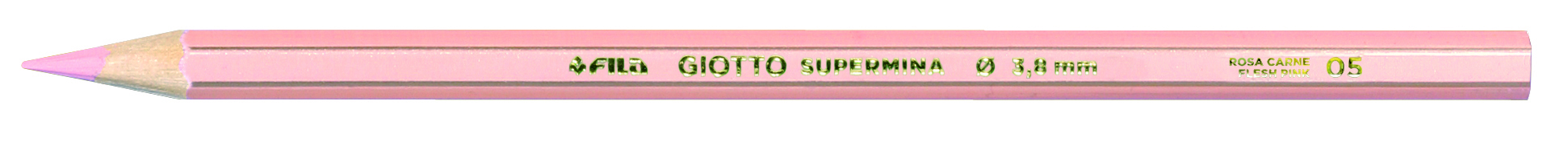 Pastello Giotto Supermina Monocolore Rosa Carne 05 23900500 8000825239052