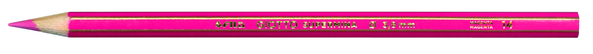 Pastello Giotto Supermina Monocolore Magenta 14 23901400 8000825239144