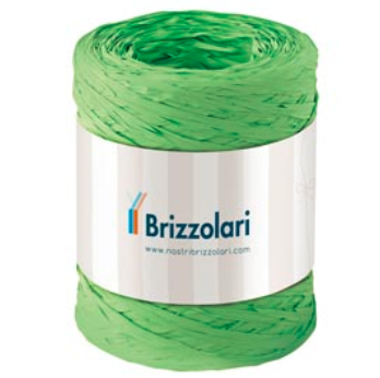 Rafia Sintetica 6802 5mmx200mt Colore Verde Chiaro 10 Brizzolari 1003710 8031653208569