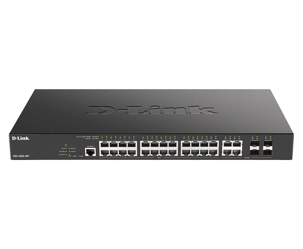 24 Port 10 100 1000base T Poe D Link Dgs 2000 28p 790069460524