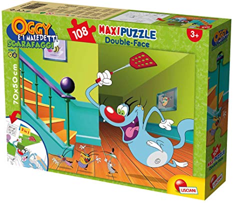 Puzzle Df Supermaxi 108 Oggy Maledetti Scarafaggi Lisciani