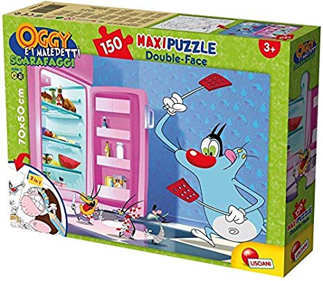 Puzzle Df Supermaxi 150 Oggy e I Maledetti Scarafaggi Lisciani