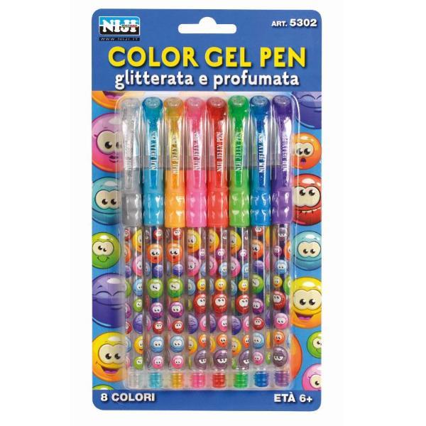 Penne Inch Glitter Prof 8 Col Niji 5302 8002787053028