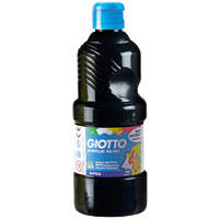 Tempera Giotto acrilica 500 ml. nero