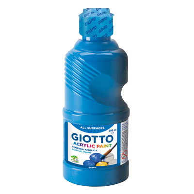 Tempera Giotto Acrilica Ml 250 Cyan Giotto 534015 8000825534058