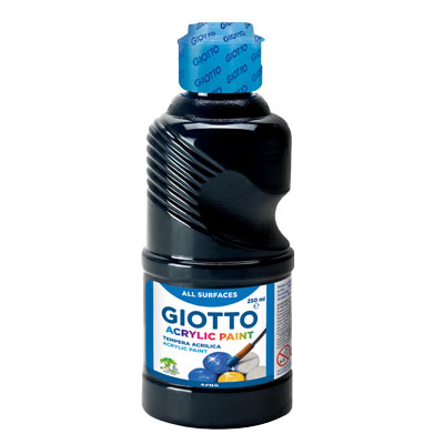 Tempera Giotto Acrilica Ml 250 Nero Giotto 534024 8000825534072