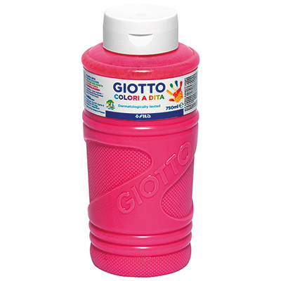 Tempera Giotto Colori a Dita Ml 750 Rosa Giotto 536006 8000825536038