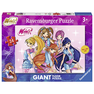 Puzzle da Pavimento Winx a Ravensburger 5442 4005556054428