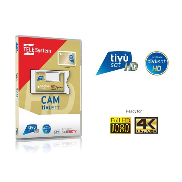 Cam Tivusat Hd con Card Telesystem 58040110 8024427016583